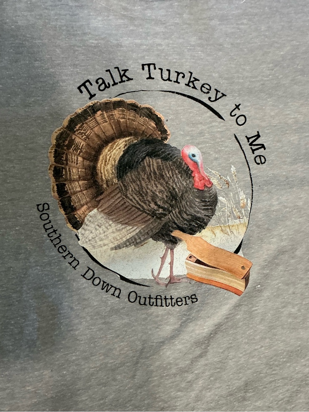 Kids talk turkey to me Short Sleeve Tee with Small Wave Emblem
